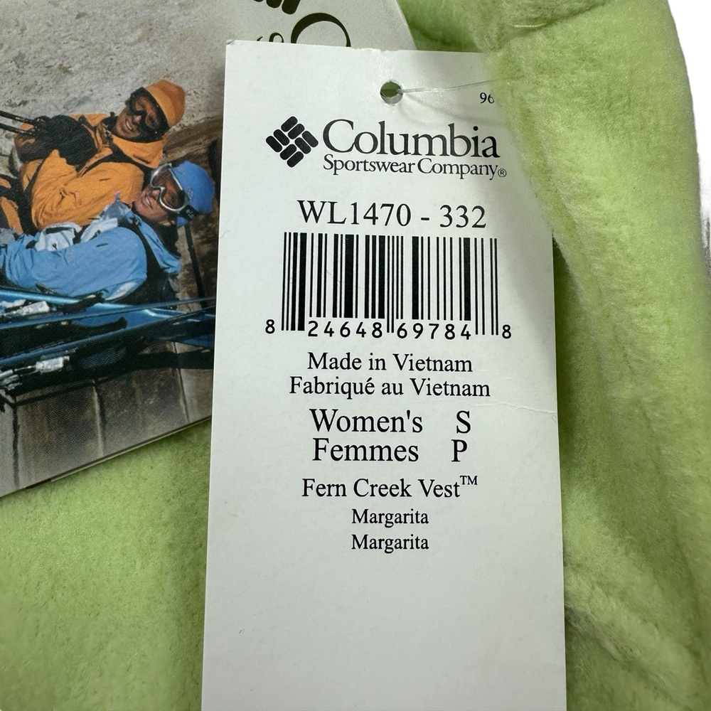 COLUMBIA: NWT Women’s Fleece Fern Creek Vest in Margarita color- Size Small - Picture 8 of 10